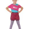 80er Jahre Aerobic Kostüm Für Mädchen
