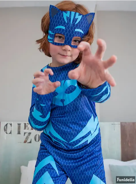 Catboy Kostüm Für Kinder PJ Masks Pyjamahelden 3 Catboy Kostüm Für Kinder PJ Masks Pyjamahelden – Bild 3