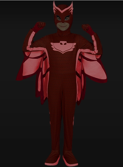 Eulette PJ Masks Kostüm Deluxe Für Mädchen 2 Eulette PJ Masks Kostüm Deluxe Für Mädchen – Bild 2