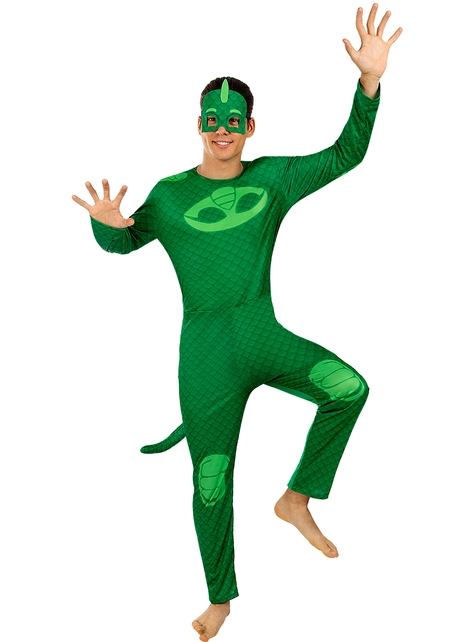 Gecko Kostüm Für Erwachsene - PJ Masks 2 Gecko Kostüm Für Erwachsene - PJ Masks – Bild 2