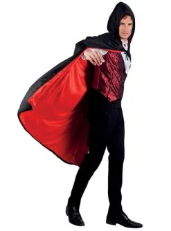 Graf Drakula Wendeumhang Mit Kapuze Für Erwachsene