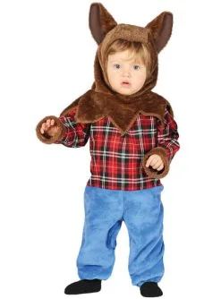 Haariges Werwolf Kostüm Für Babys