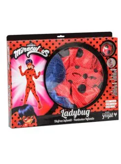 Ladybug Kostüm Mit Perücke Und Jojo Für Mädchen -Manga- und Anime-Bekleidungsgeschäft ladybug kostum mit perucke und jojo fur madchen 2