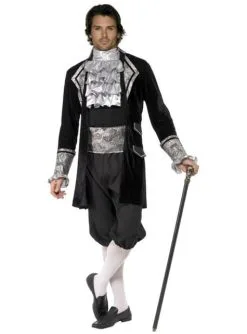 Sexy Barock Vampir Kostüm Fever