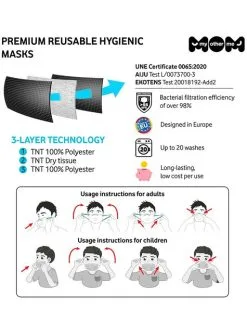 Super Zings Mund-Nasen-Maske Blau-rot Für Kinder (2 Stück) -Manga- und Anime-Bekleidungsgeschäft super zings mund nasen maske blau rot fur kinder 2 stuck 4