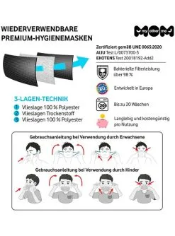 Super Zings Mund-Nasen-Maske Blau-rot Für Kinder (2 Stück) -Manga- und Anime-Bekleidungsgeschäft super zings mund nasen maske blau rot fur kinder 2 stuck 7