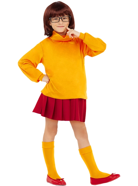 Velma Kostüm Für Mädchen - Scooby Doo -Manga- und Anime-Bekleidungsgeschäft velma kostum fur madchen scooby doo